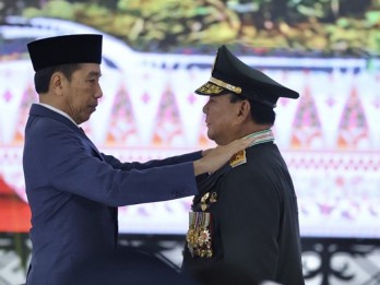 Prabowo Sampaikan Terima Kasih ke Jokowi usai Dianugerahi Jenderal Kehormatan