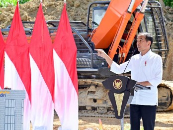 Jokowi Groundbreaking Proyek Kantor Bank Mandiri (BMRI) di IKN