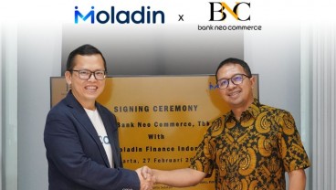 Fintech Moladin Dapat Kucuran Kredit Modal Kerja dari Bank Neo Commerce (BBYB)