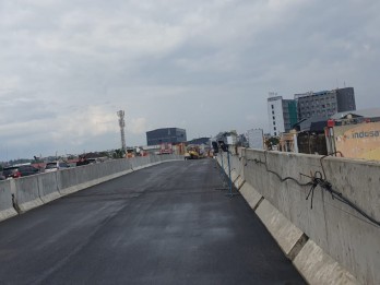 Pembangunan Flyover Sekip Ujung Palembang Sudah 95%