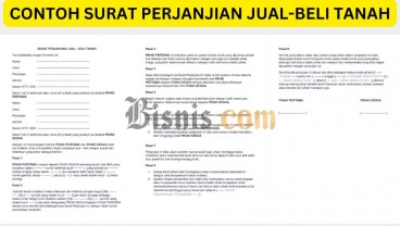 Contoh Surat Perjanjian Jual Beli Tanah dan Formatnya