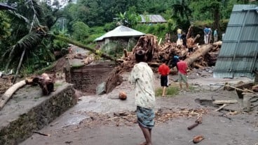 Longsor Pesisir Selatan Sumbar, Belasan Rumah Rata Tertimbun Tanah