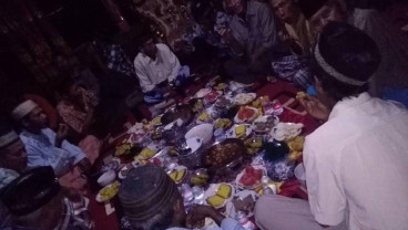 Sebelum Ramadan Tiba, Masyarakat Empat Lawang Lakukan Tradisi Meroa