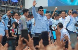 Prabowo Semringah Usai Raja Yordania Ucapkan Selamat Unggul Pilpres 2024