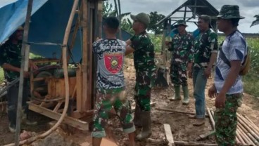 Lumbung Pangan Kutai Kartanegara, Irigasi Sumur Bor Dukung Persawahan