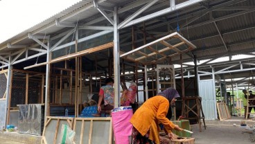 Pasar Ngadiluwih Kediri Mulai Dikosongkan