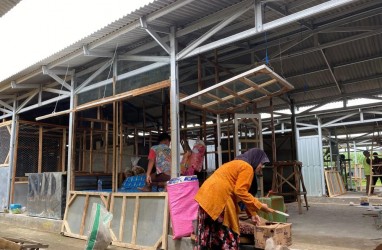 Pasar Ngadiluwih Kediri Mulai Dikosongkan