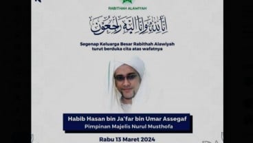 Habib Hasan, Pimpinan Majelis Taklim Nurul Musthofa Tutup Usia