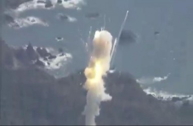 Video Detik-detik Roket Kairos Milik Jepang Meledak Usai Lepas Landas