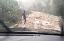 Infrastruktur Jalan Mahakam Ulu Rusak Akibat Curah Hujan dan Erosi