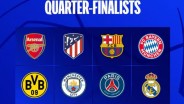 Hasil Drawing Perempat Final Liga Champions: Man City, Madrid, PSG, Barca Menanti Lawan