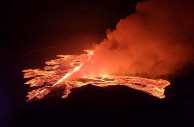 Gunung Berapi di Islandia Meletus Lagi, Muntahkan Lava