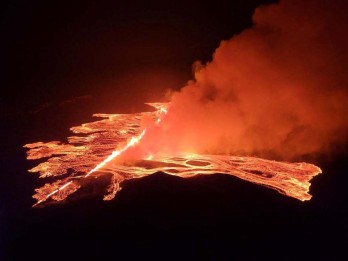 Gunung Berapi di Islandia Meletus Lagi, Muntahkan Lava