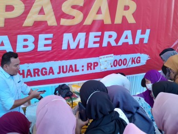 2 Ton Cabai Merah Disiapkan pada Gerakan Pangan Murah di Padang, Harga Rp43.000 Per Kg