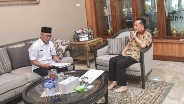 Sowan ke Pj Gubernur Sumsel, Pj Bupati Muba Apriyadi Laporkan Progress Pembangunan Jalan Tol
