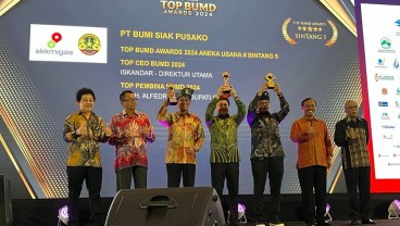 PT Bumi Siak Pusako (BSP) Kembali Raih TOP BUMD Awards Bintang 5