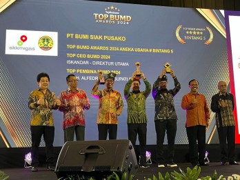 PT Bumi Siak Pusako (BSP) Kembali Raih TOP BUMD Awards Bintang 5