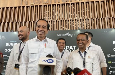 Di Depan Jokowi, Bahlil Lempar Guyon ke Sandiaga soal PPP Gagal ke Senayan