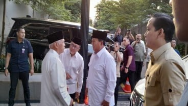 Prabowo-Gibran Buka Bareng Elite Koalisi di Ritz Carlton