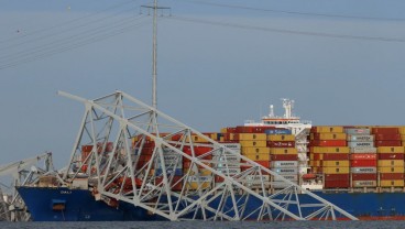 Kapal yang Tabrak Jembatan Francis Scott Key di Baltimore Rusak