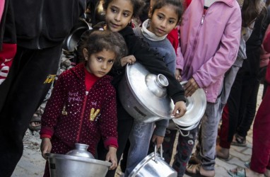 Baznas Distribusikan Bantuan Makanan ke Pengungsi Palestina di Rafah
