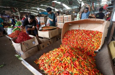 Turunnya Harga Cabai di Pasaran Berkontribusi Tekan Laju Inflasi di DIY