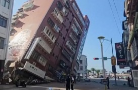 Gempa Taiwan Hari Ini Terkuat dalam 25 tahun Terakhir, Gedung-Gedung Ambruk