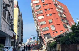 Gempa Taiwan: Viral Air dari Kolam Renang Rooftop Membludak Bak Air Terjun