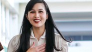 Potret Senyum Semringah Sandra Dewi saat Tiba di Kejagung
