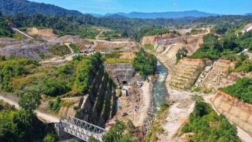 Pembangunan PSN Bendungan Tiga Dihaji di Sumsel Sudah 50,13%