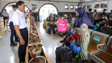 Jumlah Penumpang Stasiun Pasar Senen Menurun