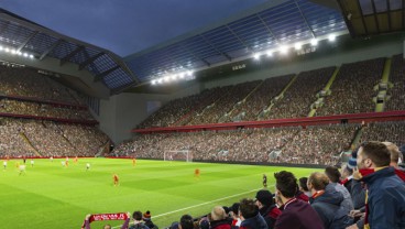 Kumandang Adzan Magrib di Stadion Anfield