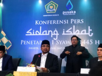 Hasil Sidang Isbat: Idulfitri 2024 Muhammadiyah dan NU Bersamaan