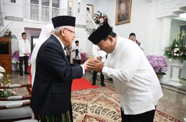 Momen Silaturahmi Wapres dengan Prabowo dan Sederet Pejabat Negara