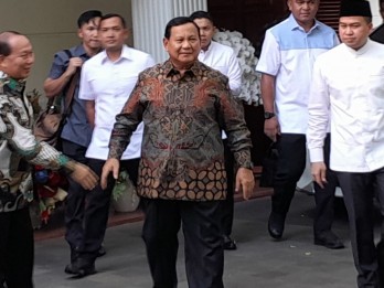 Hari Pertama Lebaran, Prabowo Tiba di Kertanegara Usai Sowan Wapres Maruf
