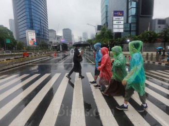 Cuaca Jakarta dan Sekitarnya pada Sabtu 13 April, Diguyur Hujan Merata