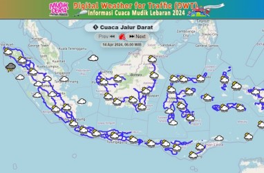 Arus Balik Lebaran 2024, Prakiraan Cuaca Jalur Darat Minggu (14/4) di Seluruh Indonesia