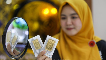 Harga Emas Antam Bertahan di Posisi Pucuk, Rp1,3 Juta per Gram