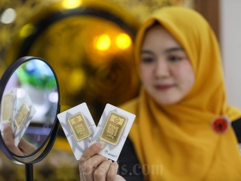 Harga Emas Antam Bertahan di Posisi Pucuk, Rp1,3 Juta per Gram