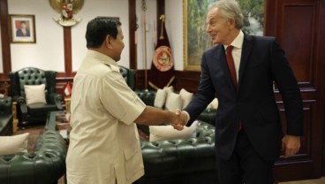 Usai Bertemu Jokowi, Tony Blair Sowan ke Kantor Prabowo Subianto