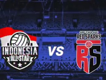 Hasil Indonesia All Star vs Red Sparks, 20 April: Red Sparks Tekuk Indonesia All Star 3-2