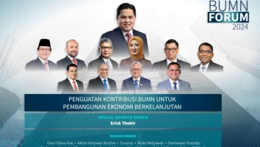 Erick Thohir dan Sederet Bos BUMN Bicara Akselerasi Kinerja di BUMN Forum 2024