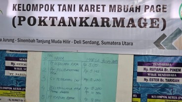 Harga Lelang Bokar Poktan di Deli Serdang Terkoreksi Rp550 per Kg