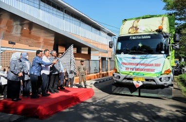 Bey Machmudin Kawal Pengiriman 16 Ton RDF ke Pabrik Semen