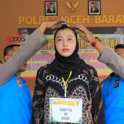 Seleksi Berkas Penerimaan Anggota Polisi di Aceh Barat