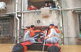 China Dilanda Banjir Bandang, 110.000 Warga Terpaksa Dievakuasi