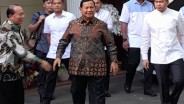 Komentar Prabowo Saat Tiba di KPU: Kita Mulai Kerja Keras!