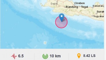 Gempa Garut M 6,5 Terasa hingga Jakarta, Tidak Berpotensi Tsunami