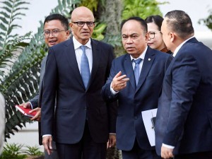 CEO Microsoft Satya Nadella Bertemu Presiden Joko Widodo di Istana Kepresidenan
