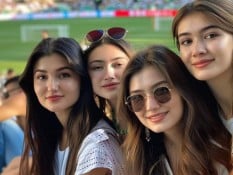 Viral Potret Suporter Cantik Uzbekistan, Netizen Sindir Wasit: Pantes Salah Fokus